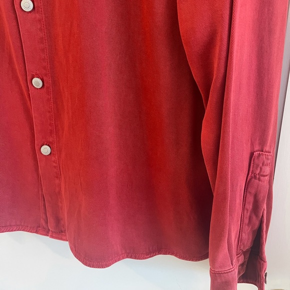 NWT Zara Man Red Button Up (M) - Picture 6 of 7